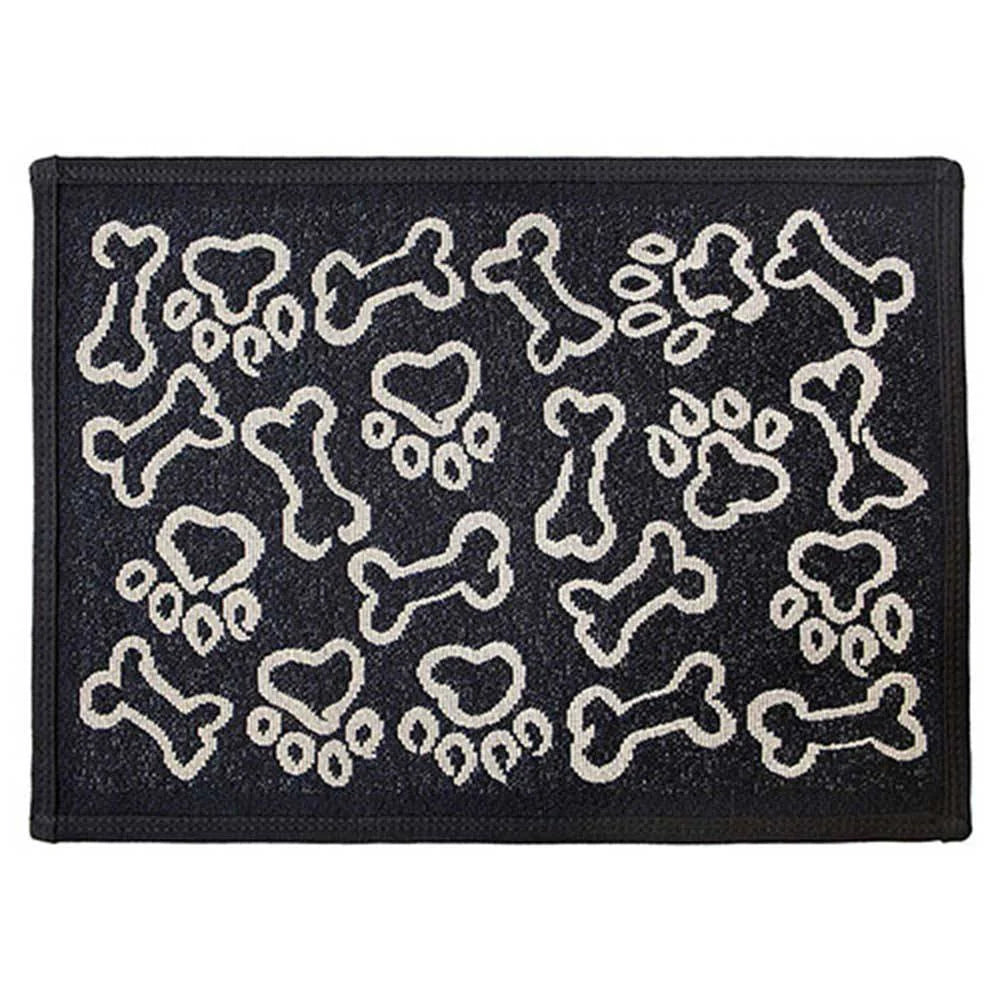 Paws & Co. Tapestry Pet Mat (Black)