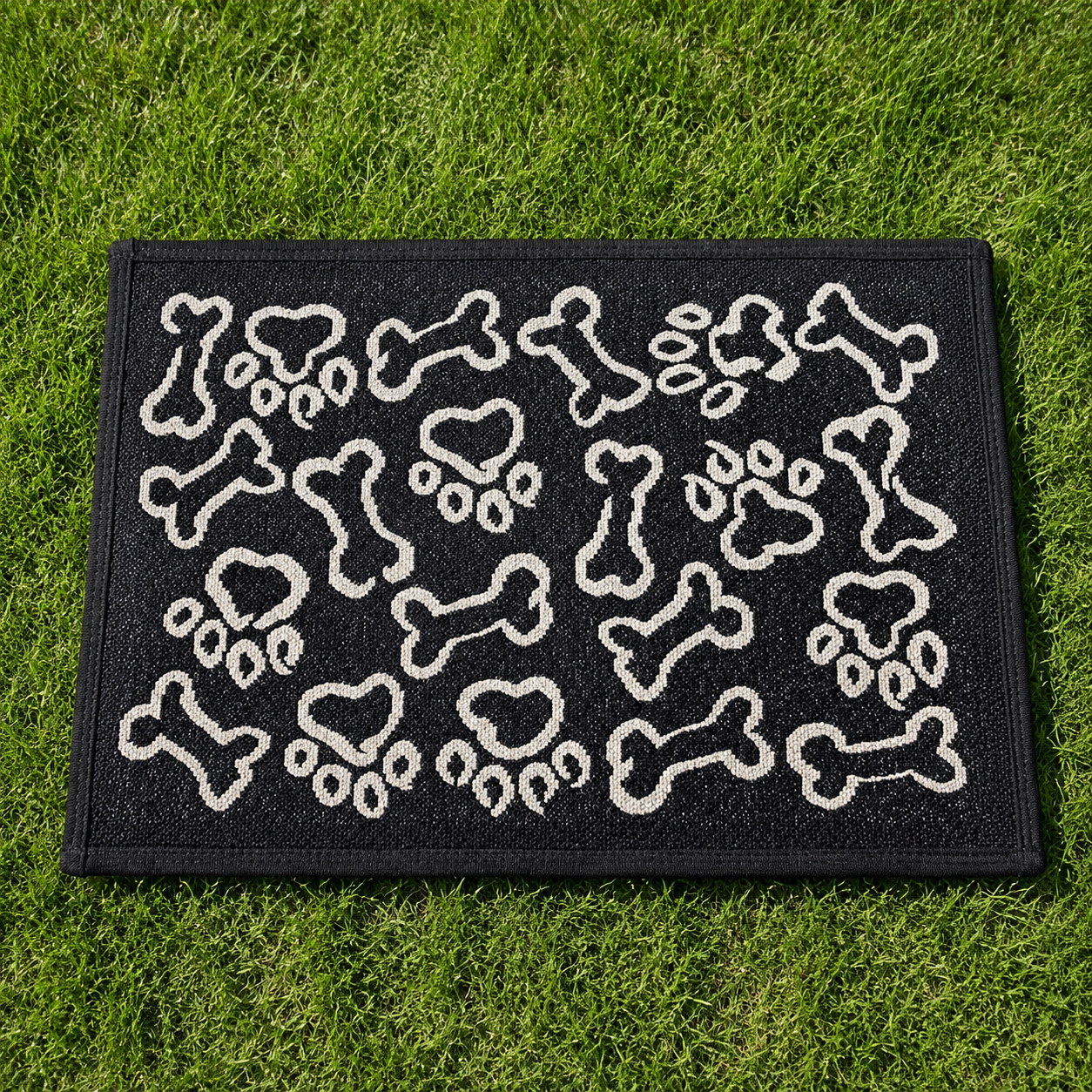 Paws & Co. Tapestry Pet Mat (Black)