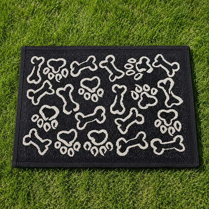 Paws & Co. Tapestry Pet Mat (Black)