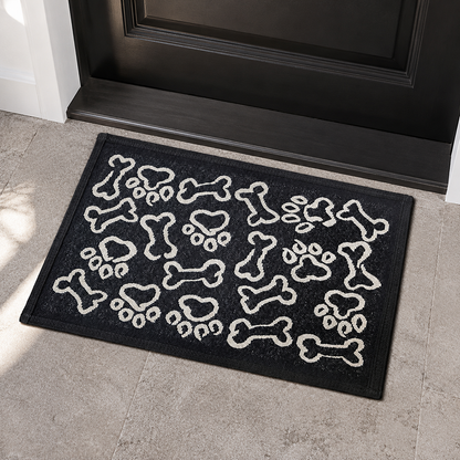 Paws & Co. Tapestry Pet Mat (Black)