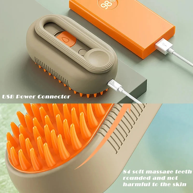 Dog/Cat Steam Brush - Electric (USB Powered)