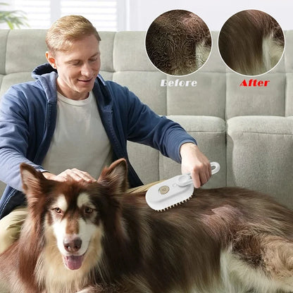 Dog/Cat Steam Brush - Electric (USB Powered)