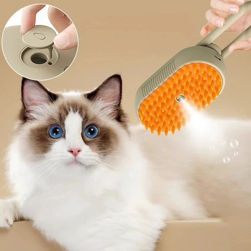Dog/Cat Steam Brush - Electric (USB Powered)