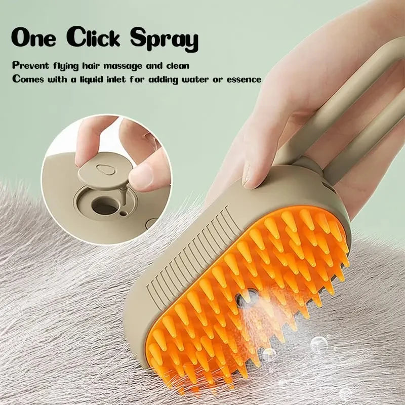 Dog/Cat Steam Brush - Electric (USB Powered)