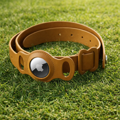 Leather Adjustable Collar for Apple Airtag™